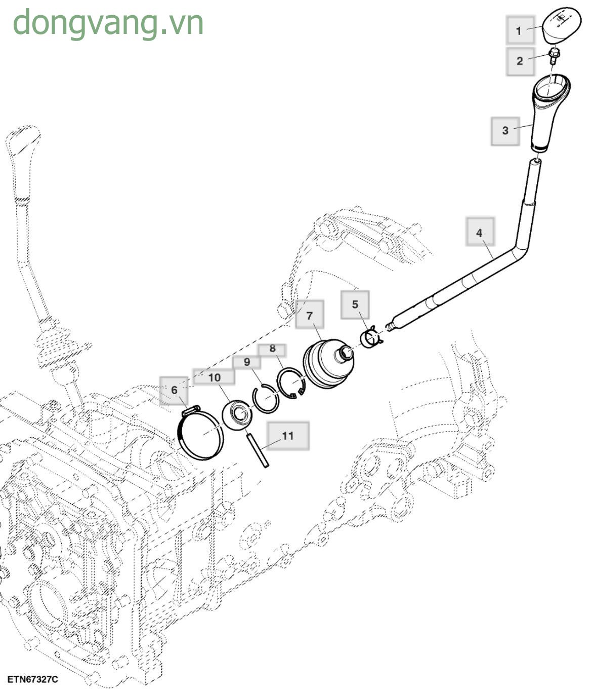 Gearshift Lever - ST914617